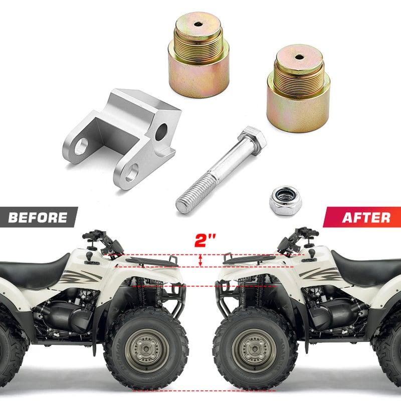 WeiSen 2 Inch Front & Rear Full Lift Kit Compatible with Kawasaki Prairie 360 650 700 and fit Brute Force 650 750 2002-2011 - Image 2